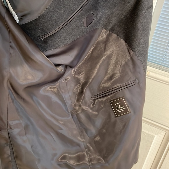 Paul Betenly Thomas Classic Fit Charcoal Suit Jacket - Picture 5 of 8